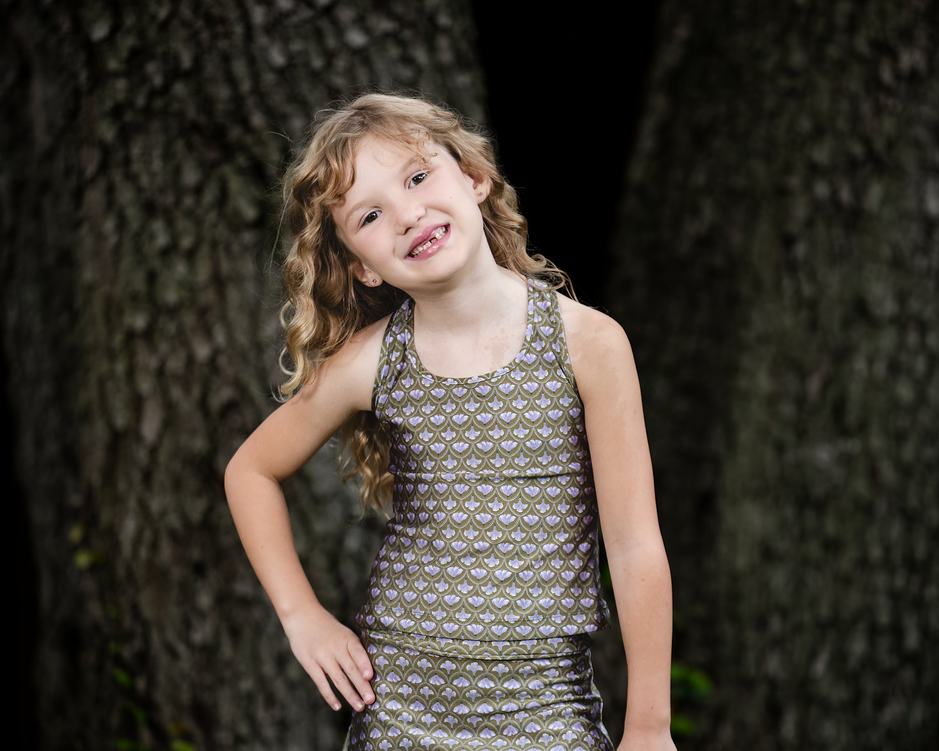 Kids Top - Lilac Bloom